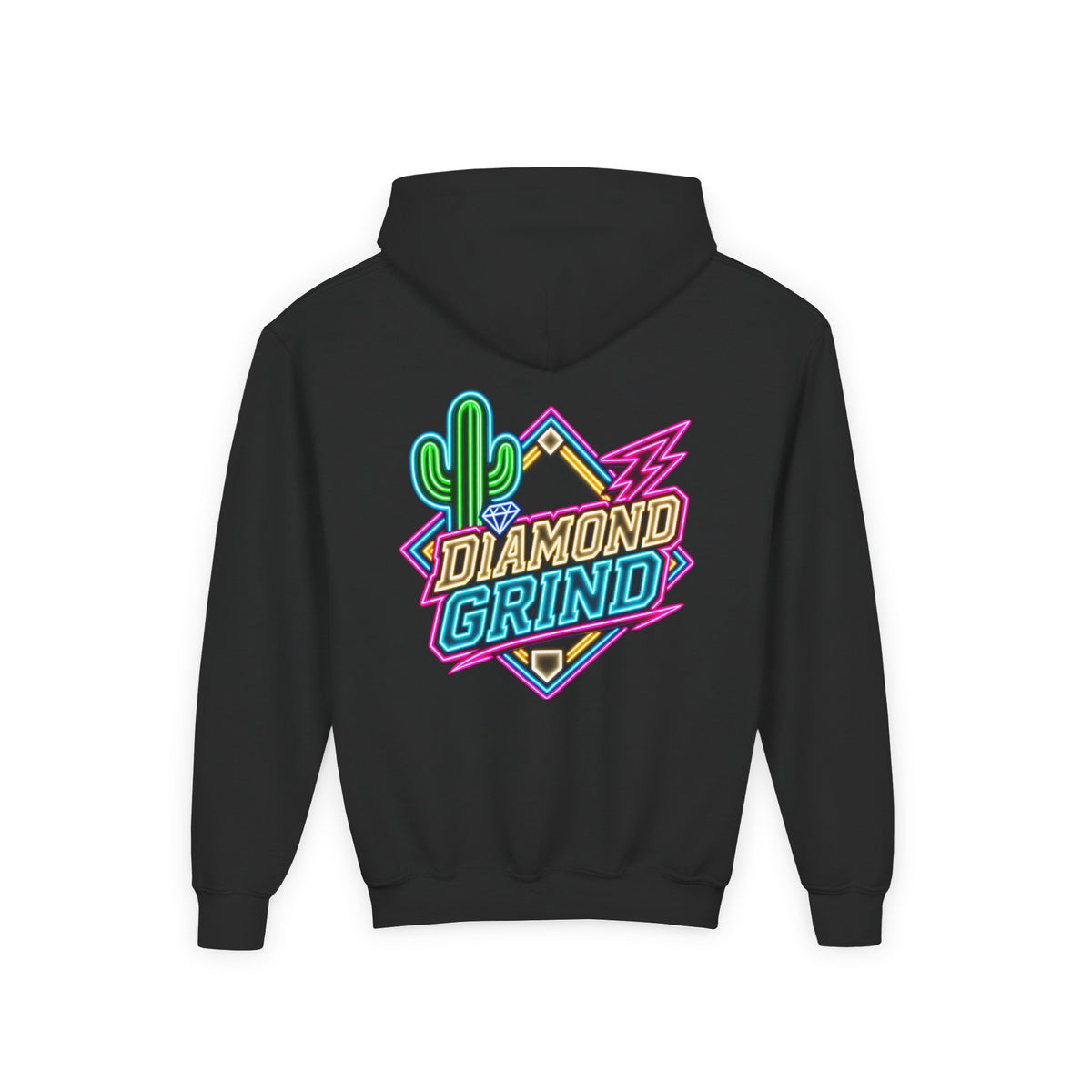Neon Sign Youth Heavy Blend Hooded Sweatshirt