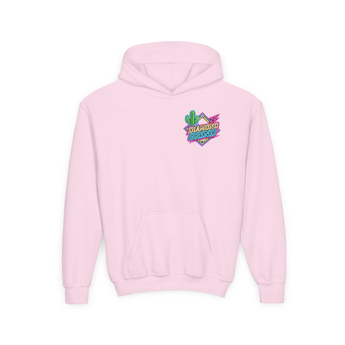 Neon Sign Youth Heavy Blend Hooded Sweatshirt
