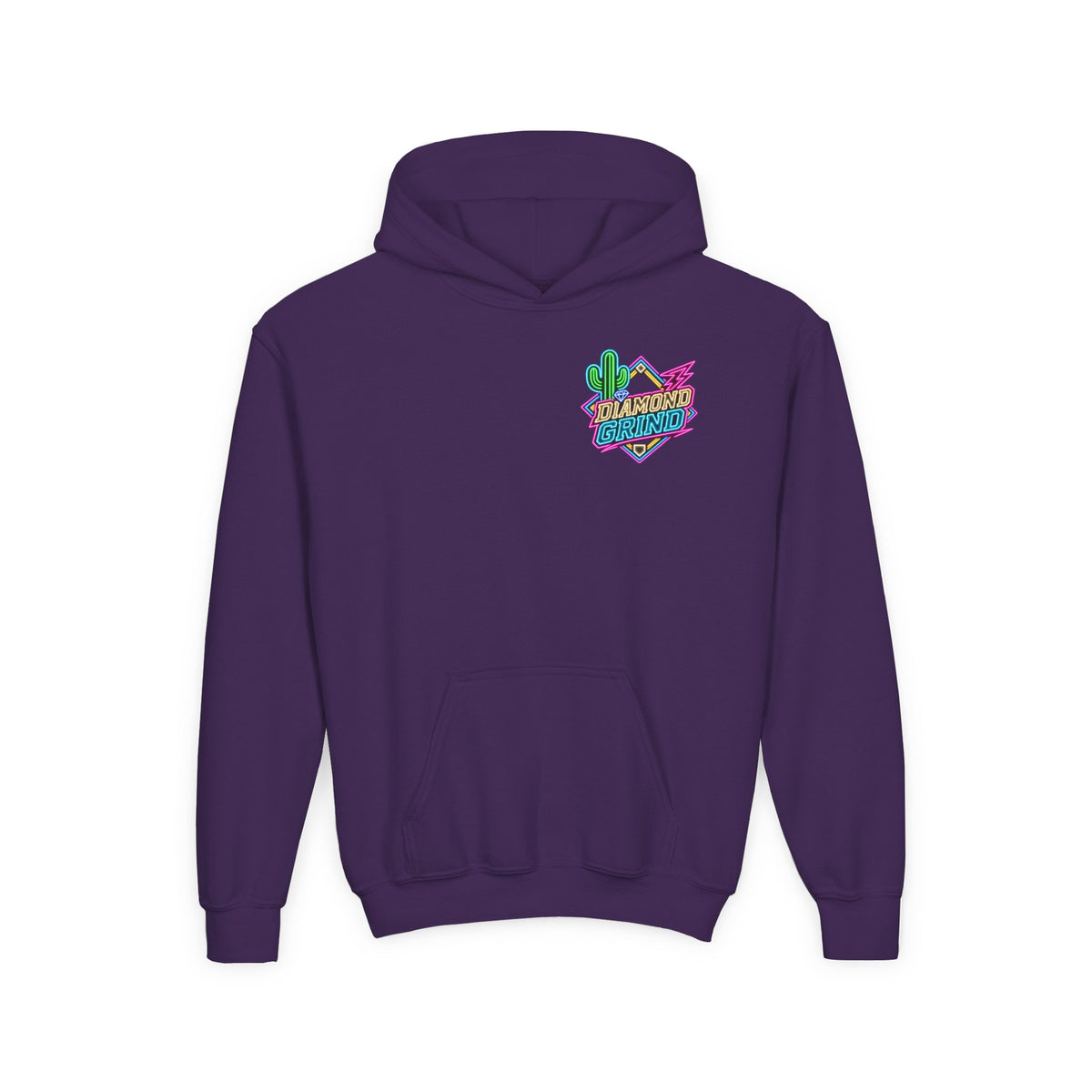 Neon Sign Youth Heavy Blend Hooded Sweatshirt