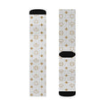 Louis Baseball Pattern White Socks