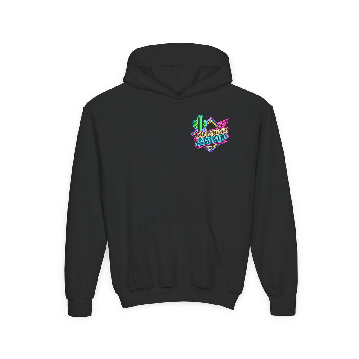 Neon Sign Youth Heavy Blend Hooded Sweatshirt